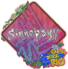 Sticker | sinnopsyy (Glitter) | Rio 2022 image