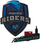 Sticker | Movistar Riders (Foil) | Stockholm 2021