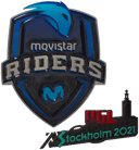 Sticker | Movistar Riders (Foil) | Stockholm 2021 Sticker | Movistar Riders (Foil) | Stockholm 2021 image