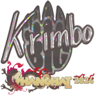 Sticker | Krimbo (Glitter) | Shanghai 2024 image