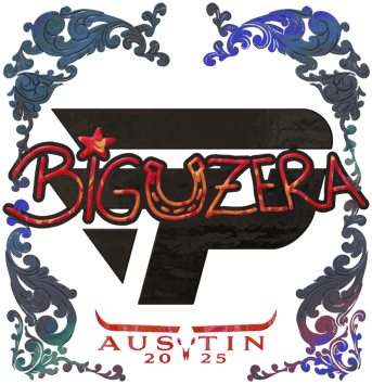 Sticker | biguzera (holográfica) | Austin 2025