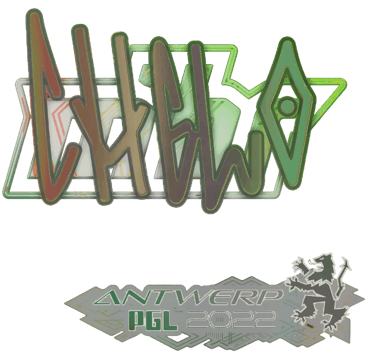 Sticker | chelo (holo) | Anvers 2022