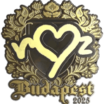 Sticker | ropz (Gold) | Budapest 2025