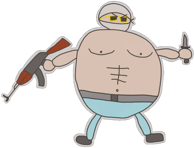 Sticker | Poorly Drawn Terrorist