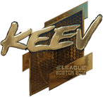 Sticker | keev (Gold) | Boston 2018 Sticker | keev (Gold) | Boston 2018 image