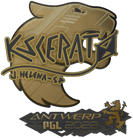 Sticker | KSCERATO (Gold) | Antwerp 2022 image