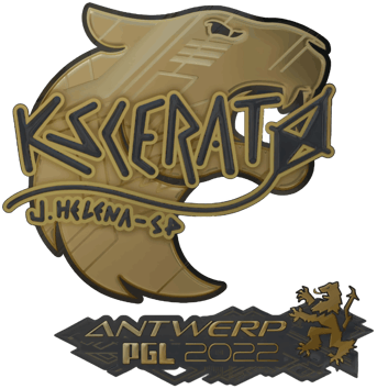 Sticker | KSCERATO (kulta) | Antwerpen 2022