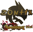 Sticker | zont1x (Gold) | Shanghai 2024 image