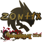 Sticker | zont1x (Gold) | Shanghai 2024