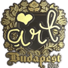 Sticker | arT (Gold) | Budapest 2025 image