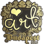 Sticker | arT (Gold) | Budapest 2025