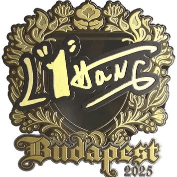 Hình dán | L1haNg (Vàng) | Budapest 2025