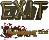 Sticker | exit (Gold) | Shanghai 2024 image