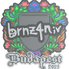 Sticker | brnz4n (Embroidered) | Budapest 2025 Sticker | brnz4n (Embroidered) | Budapest 2025 image