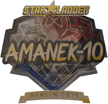 Sticker | AmaNEk (Gold) | Berlin 2019