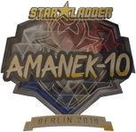 Sticker | AmaNEk (Gold) | Berlin 2019