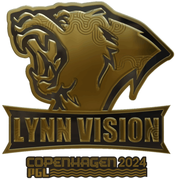 Sticker | Lynn Vision (Gold) | Kopenhagen 2024