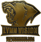 Sticker | Lynn Vision (Gold) | Copenhagen 2024