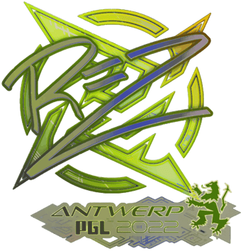 Sticker | REZ (holograficzna) | Antwerpia 2022