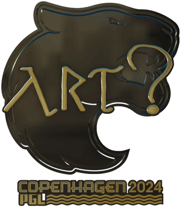 Sticker | arT (Oro) | Copenaghen 2024