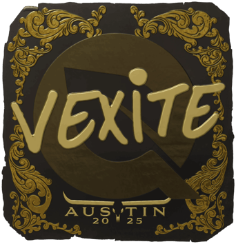 Sticker | vexite (Gold) | Austin 2025