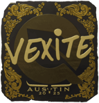 Sticker | vexite (Gold) | Austin 2025
