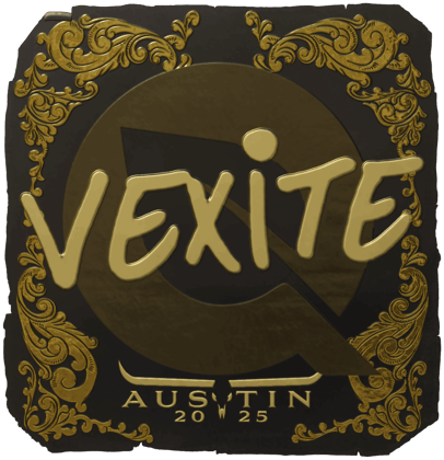Sticker | vexite (Gold) | Austin 2025