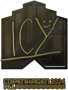 Sticker | ICY (ゴールド) | Copenhagen 2024