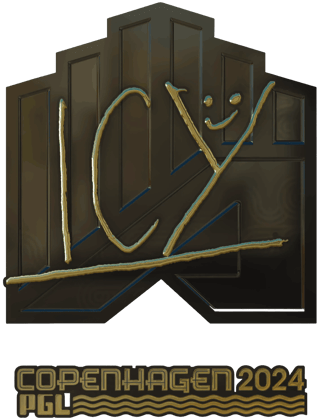 Sticker | ICY (Gold) | Copenhaga 2024