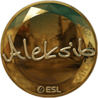 Sticker | Aleksib (Gold) | Katowice 2019 image