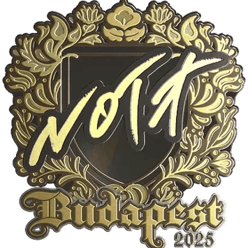 สติกเกอร์ | nota (Gold) | Budapest 2025