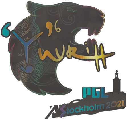 Sticker | yuurih (holo) | Tukholma 2021