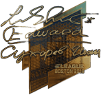 Sticker | Edward (Gold) | Boston 2018 image