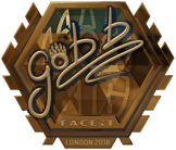 Sticker | gob b (Gold) | London 2018 image