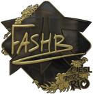 Sticker | FASHR (Gold) | Rio 2022 image