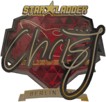 Sticker | chrisJ (Gold) | Berlin 2019