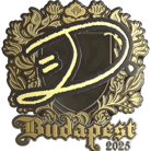 Sticker | dumau (Gold) | Budapest 2025 image