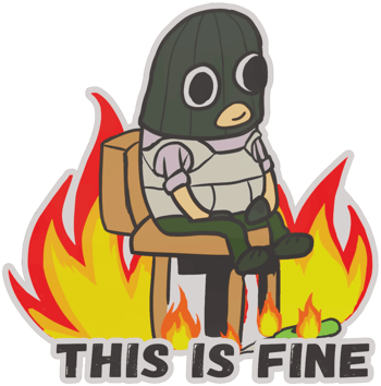 Sticker | This Is Fine (T)