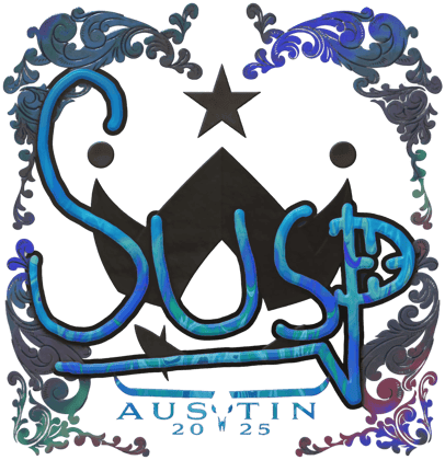 Sticker | susp (Olografico) | Austin 2025