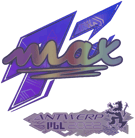 Sticker | max (Holo) | Antwerp 2022 image