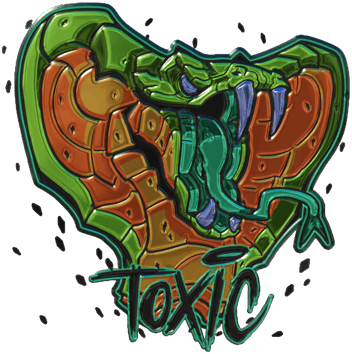 Sticker | Toksyczny (foliowana)