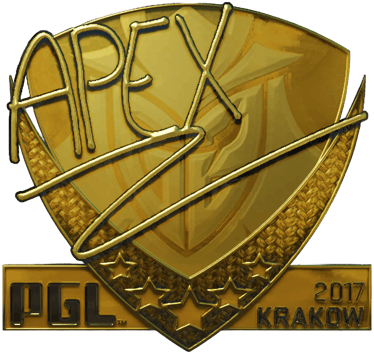Sticker | apEX (ทอง) | Krakow 2017
