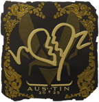 Sticker | ropz (Gold) | Austin 2025