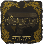 Sticker | biguzera (Gold) | Austin 2025
