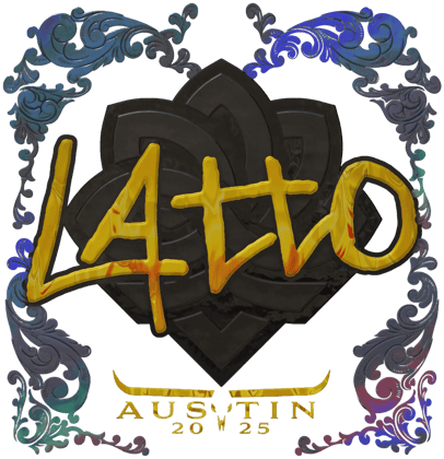 Sticker | latto (holográfica) | Austin 2025