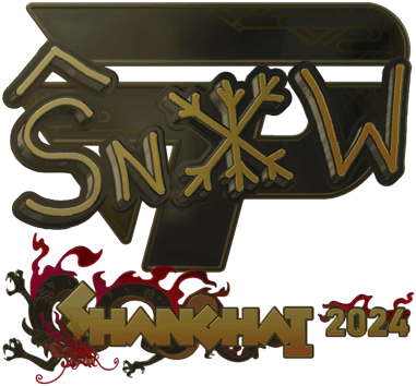 Sticker | snow (kulta) | Shanghai 2024