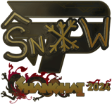 Sticker | snow (Gold) | Shanghai 2024