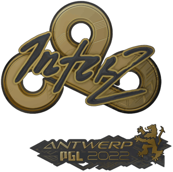 Sticker | interz (złota) | Antwerpia 2022