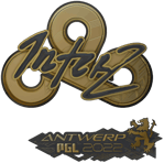 Sticker | interz (Gold) | Antwerp 2022
