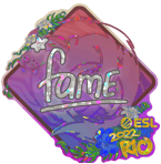 Sticker | fame (Glitter) | Rio 2022